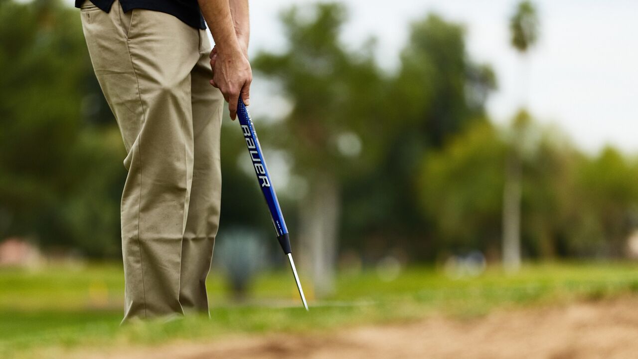 hockey stick putter